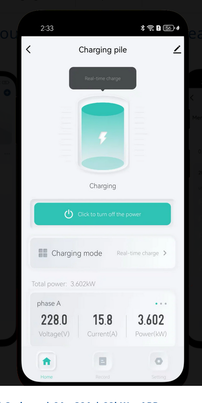 Voldt® by Sonberg 3 Pin EV granny charger 8A - 13A 2,8kW + APP