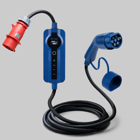 Voldt® by Sonberg 11kW Portable EV charger commando plug 3 phase 8A - 32A + APP