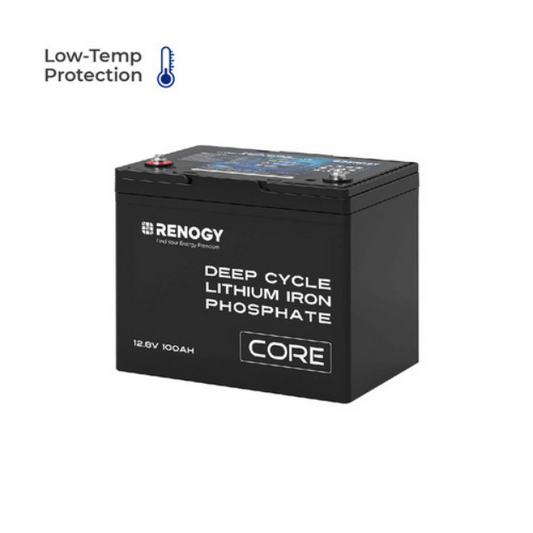 RENOGY CORE 12V 100Ah Deep Cycle Lithium Iron Phosphate Battery
